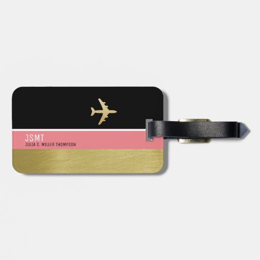 haar bagage identificeren bagagelabel (Achterkant horizontaal)