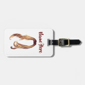 Haar Bagagelabel (Voorkant horizontaal)