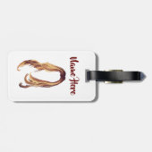 Haar Bagagelabel (Achterkant horizontaal)