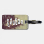 Haar Bagagelabel (Achterkant horizontaal)