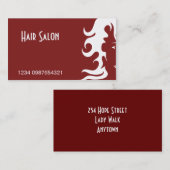 Haar & Beauty 1 Visitekaartje (Voorkant / Achterkant)