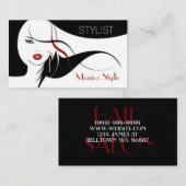 Haar, Beauty Salon, Cosmetoloog, Spa Visitekaartje (Voorkant / Achterkant)
