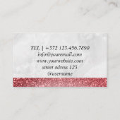 Haar & Beauty Specialist Salon Kapper Visitekaartje (Achterkant)