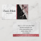 Haar & Beauty Specialist Salon Kapper Visitekaartje (Voorkant / Achterkant)