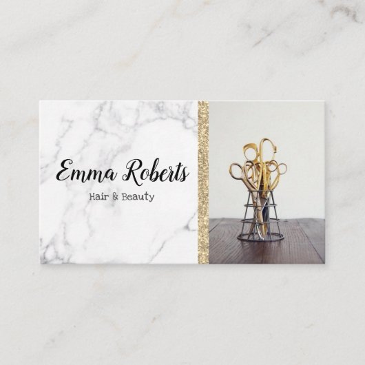 Haar & Beauty Specialist Salon Kapper Visitekaartje (Voorkant)