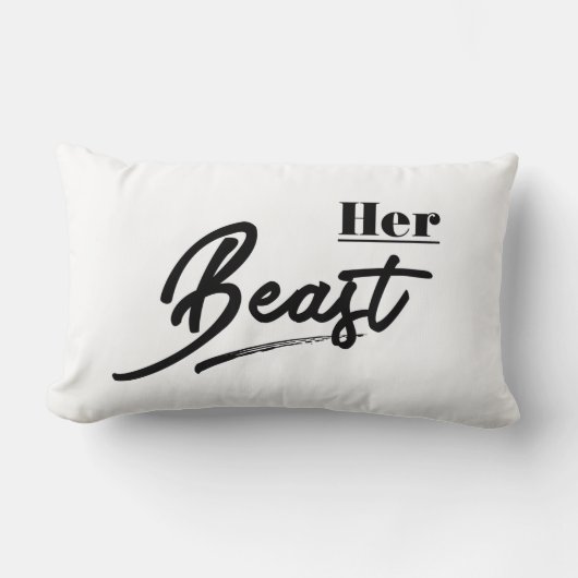 Haar Beest Kussen (Voorkant)