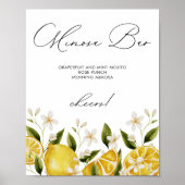 Haar belangrijkste knijpen Mimosa Bar Vrijgezellen Poster (Voorkant)