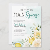 Haar belangrijkste Squeez Floral Lemon Vrijgezelle Kaart (Voorkant)