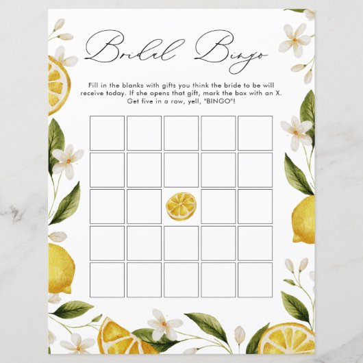 Haar belangrijkste squeeze bruids bingo spel (Voorkant)