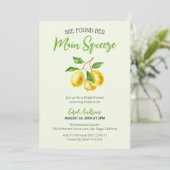 Haar belangrijkste Squeeze Waterverf Lemon Vrijgez Kaart (Staand voorkant)