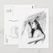 Haar beschermer Angel Love Briefkaart (Voorkant / Achterkant)