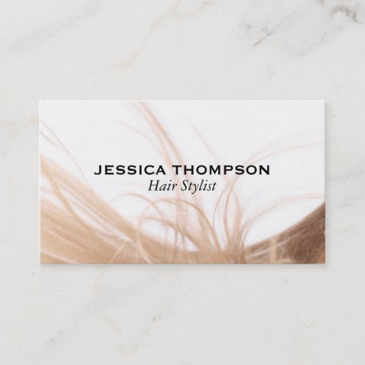 Haar | Blonde Visitekaartje (Voorkant)