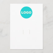 Haar Bow Clip toevoegen Logo Informatiekaartje (Voorkant)