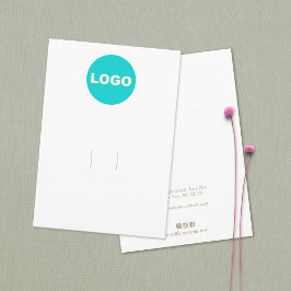 Haar Bow Clip toevoegen Logo Informatiekaartje