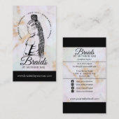 Haar Braider, Braids, Braiding Stylist, Hair Salon Visitekaartje (Voorkant / Achterkant)