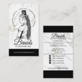 Haar Braider, Braids, Braiding Stylist, Hair Salon Visitekaartje (Voorkant / Achterkant)