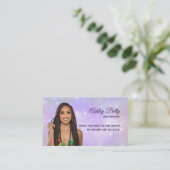 Haar Braider Visitekaartjes (Staand voorkant)