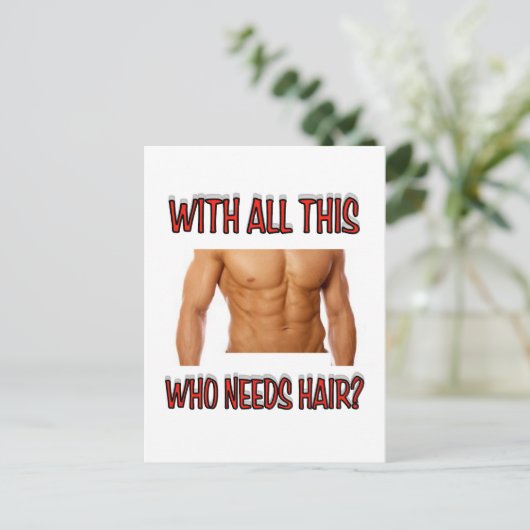 haar briefkaart (Staand voorkant)