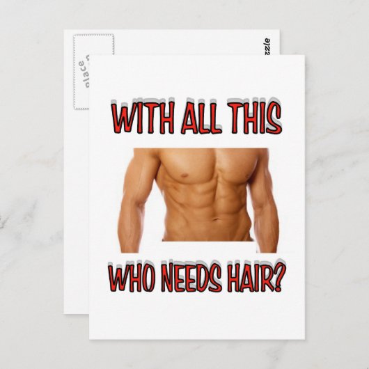 haar briefkaart (Voorkant / Achterkant)