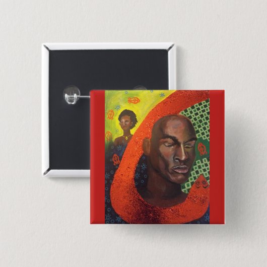 Haar Button (Voorkant /achterkant)