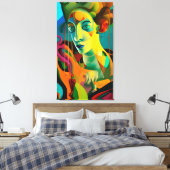 Haar Canvas Afdruk (Insitu (Slaapkamer))