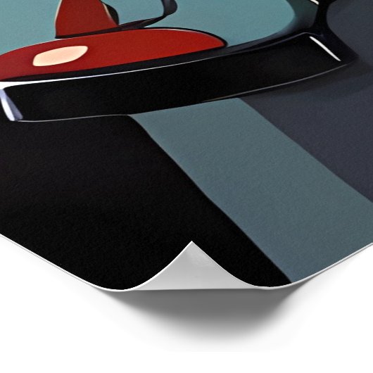 Haar Capsule, Haar Keuze - Ken Gage Surreal Art Poster (Hoek)