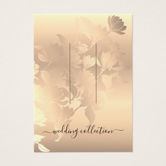 Haar Clip Display Kaart Romantic Roze Blush (Voorkant)