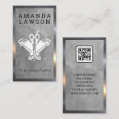 Haar Clippers en Schaar | kapper Visitekaartje (Voorkant / Achterkant)