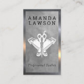 Haar Clippers en Schaar | kapper Visitekaartje (Voorkant)