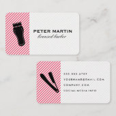 Haar Clippers & Razor Visitekaartje (Voorkant / Achterkant)