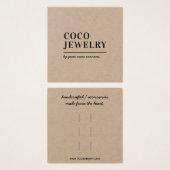 Haar Clips Accessoires Display Kaart (Voorkant /achterkant)