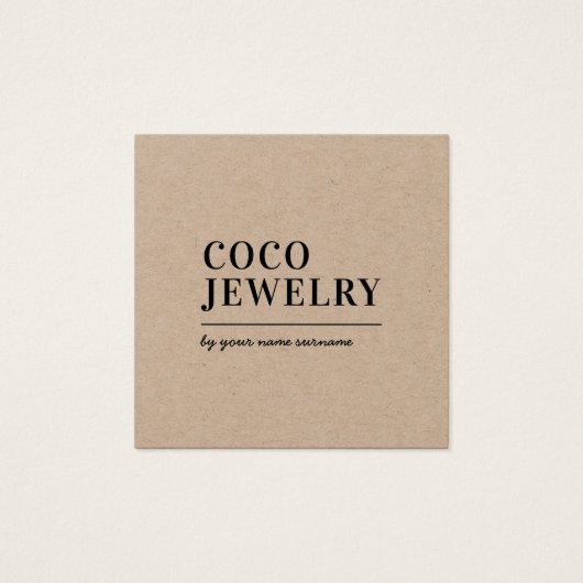 Haar Clips Accessoires Display Kaart (Voorkant)