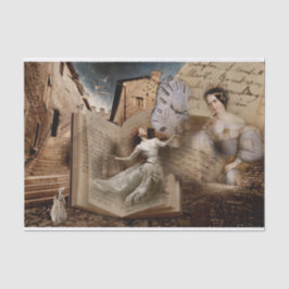 Haar dagboek ontlepagina tissuepapier