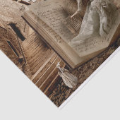 Haar dagboek ontlepagina tissuepapier (Detail)