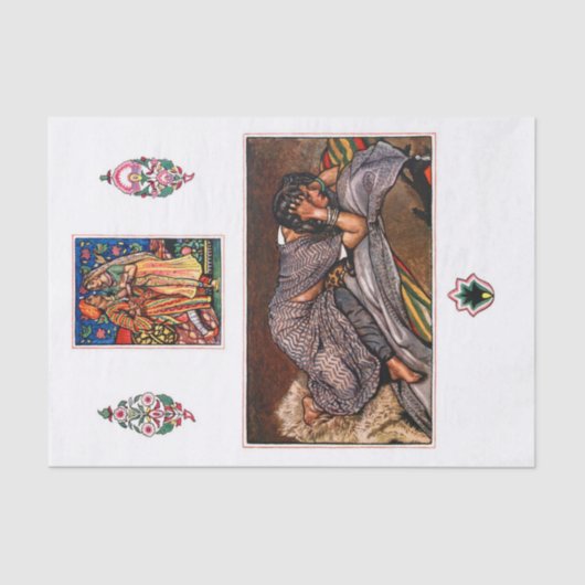 Haar droevige liedje tissuepapier (Voorkant)