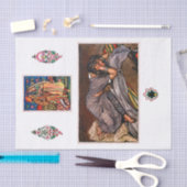 Haar droevige liedje tissuepapier (Craft)