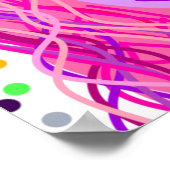 Haar: een abstract portret poster (Hoek)