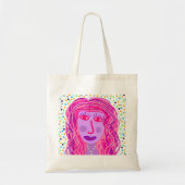 Haar: een Abstract portret Tote Bag (Voorkant)