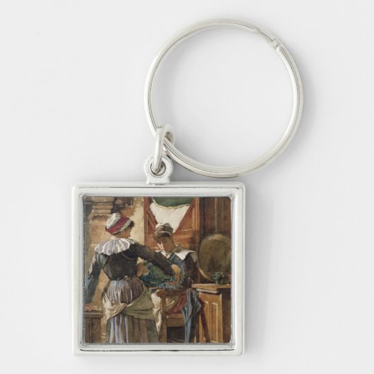 Haar eerste geboren sleutelhanger (Voorkant)