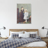 Haar eerste mededeling canvas afdruk (Insitu (Slaapkamer))