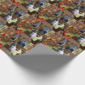Haar eerste T-Rex Cadeaupapier (Hoek)