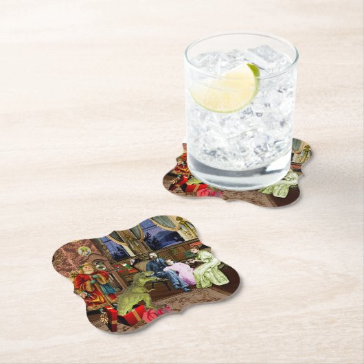  Haar eerste T-Rex Kartonnen Onderzetters (Insitu)