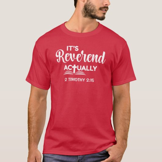 HAAR EERWAARDE EIGENLIJK Bijbelcollege Afstuderen T-shirt (Voorkant)