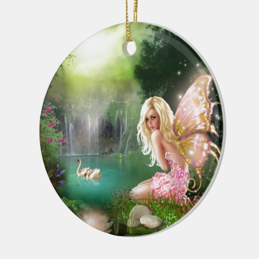 Haar eigen paradijs keramisch ornament (Links)