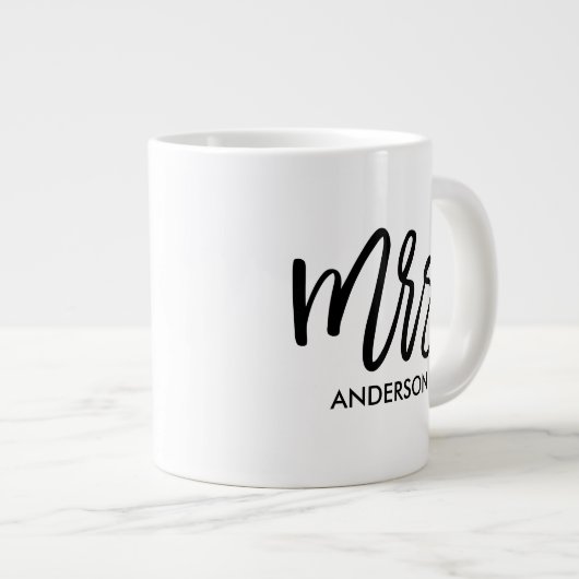 Haar Eigen Persoonlijke Grote Koffiekop (Voorkant rechts)