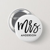 Haar eigen persoonlijke ronde button 5,7 cm (Voorkant /achterkant)