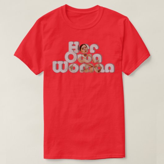 Haar eigen vrouw 2 t-shirt (Design voorkant)