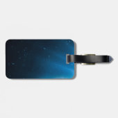 Haar Emerald Curls - Mermaid Hovering Underwater Bagagelabel (Achterkant horizontaal)