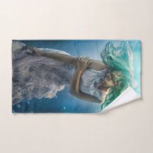 Haar Emerald Curls - Mermaid Hovering Underwater