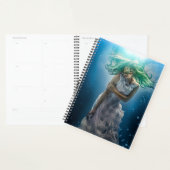 Haar Emerald Curls - Mermaid Hovering Underwater Planner (Display)